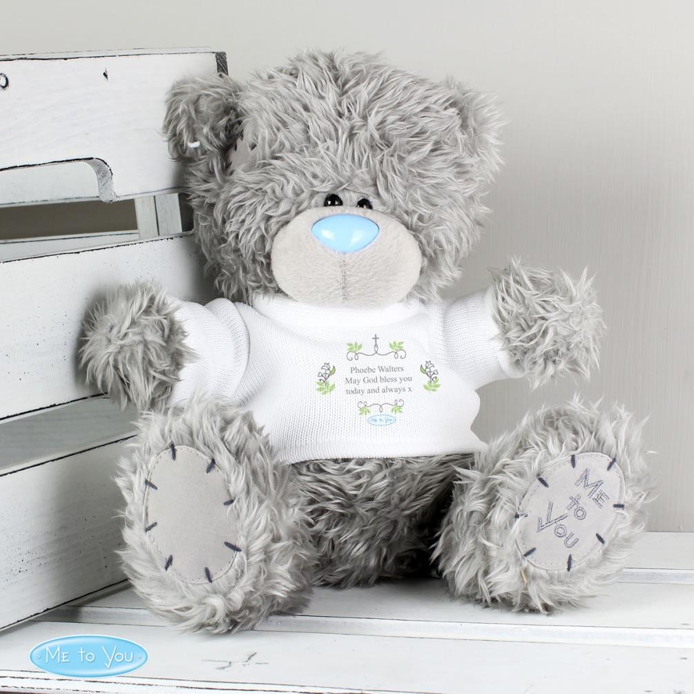 Personalised 10" Religious Cross Me to You Bear Extra Image 1